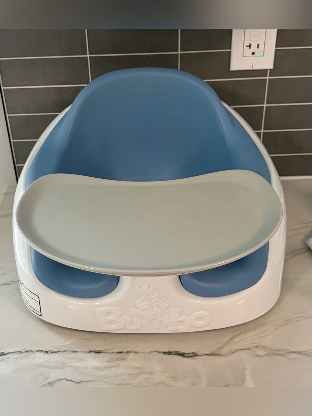 Bumbo Baby Seat with Tray - Blue